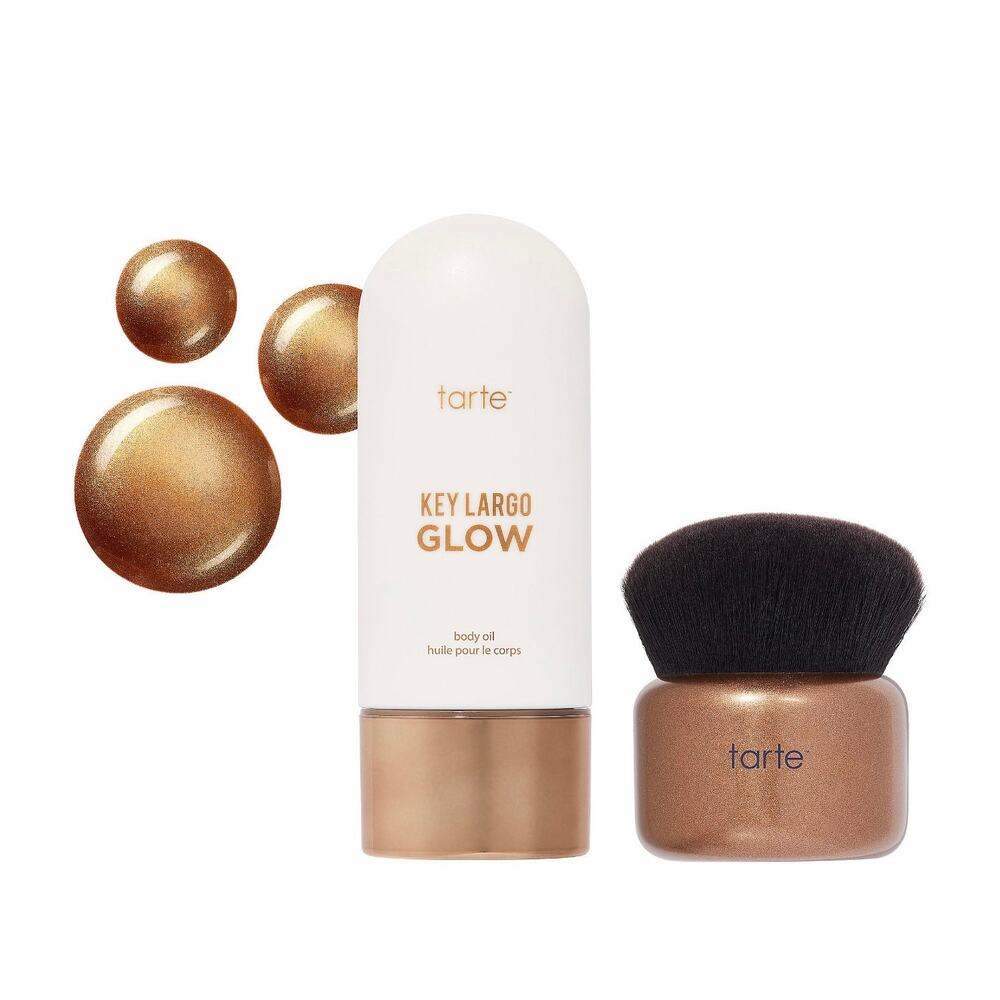 TARTE Key Largo Glow Bronzing Drops Sun-kissed Contour 2.54 oz with Brush